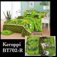 Big Sale !! cod !! bed cover dan sprei set 180x200 Karakter Keropi ukuran King Size no.1