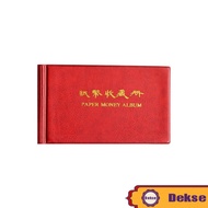 Album Uang Kertas Transparan / Album Bank Note Menyimpan Uang Kertas 195 × 110 Mm 40 Kantong