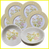 ❤ ▤ ❡ Noritake Craftone Plate & bowl/ Made in Japan