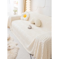 New Style Sofa Cover Cloth Towel ins Style Sofa Cushion Winter Thickened Simple Modern Cream Style C