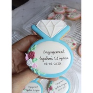 Engagement Ring Icing Cookies/ Fancy Cookies/ Sugar Cookies