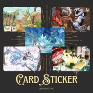 [Pokemon Card Sticker - POKEMON DAILY Part 2] TnG Sticker / Access Card Sticker / Card Sticker