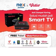 Nex Vidio Anoid Box Receiver Smart TV Digital Nex Parabola