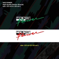 HKS POWER Sticker / Decal (High Quality Sticker)