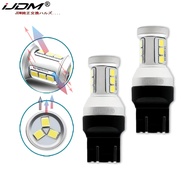 2pcs Red High Power Max 20W CRE'E LED 7443 T20 7444NA LED Bulbs For Turn Signal Lights, Tail Lights,