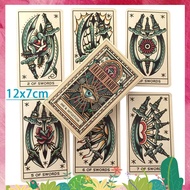 ไพ่ทาโรต์ Illuminated | ขนาดใหญ่12*7ซม. | เกมบอกโชคลาภ | การ์ดทำนาย | ขนาดดั้งเดิม | ไพ่ยิปซี ไพ่ออราเคิล ไพ่ยิบซี ไพ่ทาโร่ ไพ่ดูดวง Ethereal Visions Tarot Card