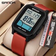 SANDA 2210 men Electronic Watch 5 ATM Waterproof Sports Student Watch -4