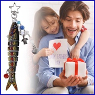 Funny Fish Keychain Fish Shape Pendant Keychain for Men Collectible Animal Gadgets Adults Novelty Or