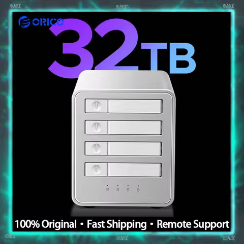 ORICO 8848RC3/8858RC3 All-Flash SSD Enclosure with 40Gbps USB4 Interface RAID Support Multi-Bay Desi