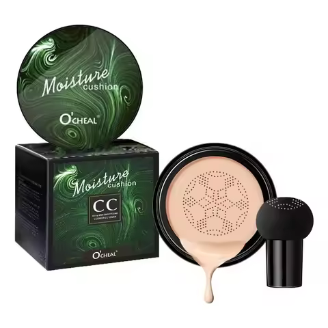 BB Cream Air Cushion Compact Make Up Foundation Concealer Cream for Face Cosmetics Makeup Mushroom H