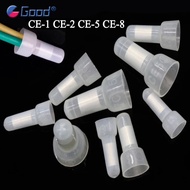 CE Type Wire Terminal Pressure Line Nylon Closed End Cap Connector Car Audio Cable Crimp Splice CE-1