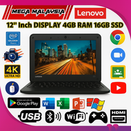 Lenovo N22 Intel Celeron N3050 /1.6 GHz || 4GB RAM 16GB SSD 11.6 Display Size || Google Play Store C
