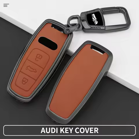Car Remote Key Case Cover Fob Shell For Audi Q8 RSQ8 A6 C8 S6 RS6 A7 S7 RS7 A3 8Y A8 D5 4N RS E-tron