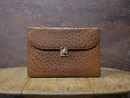 鴕鳥皮革公事包