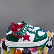 BAPE STA Children's Shoes Spring Summer Letter Velcro Contrast Color Star Label Casual Shoes Sneaker