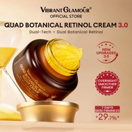 VIBRANT GLAMOUR Quad Botanical Retinol Night Cream 3.0 | Bakuchiol + เปปไทด์ + คอลลาเจน + กรดไฮยาลูโ