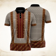 Modern Barong Short Sleeve 2025 Executive Men Barong Vintage Barong Tagalog For Men Modern Polo Baro