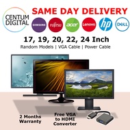 [Same Day Delivery] Refurbished LCD Monitor 20" 22" 23" 24" Inch 2 Months Warranty