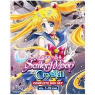 SailorMoon Crystal SEA 1-3 (Vol.1 - 39) END DVD + EXTRA GIFT