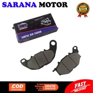 CRUN DISPED FRONT BOX R25. YAMAHA R25 FRONT DPN DISC BRAKE PADS