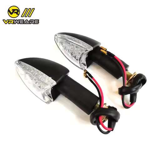2Pcs Motorcycle Signal Light Heart shape Tail Indicator Flasher Turn Brake Lamp Lighting Amber Light