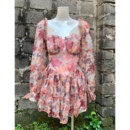 Hotgirl bustier chiffon dress