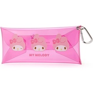From Japan Authentic 1 Bag Multipurpose Sanrio Hello Kitty Mini Clear Case 9 x 18 x 1.5 Cm.