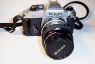 Nikon FG日本原裝單眼照相機九成新.功能正常 附皮套