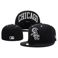 wink99-wink99MLB Chicago White Sox Unisex Men Women 59FIFTY Fitted SnapBack Flat Brim Cap with Close