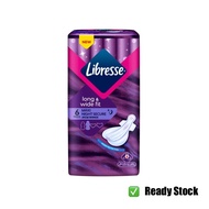 LIBRESSE Long & Wide Fit Wing 41cm (6 Pads) [Purple]