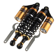 340mm Motorcycel Air Shock Absorbers Suspension Cushion Adjustable For Scooter Gokart Moped Quad ATV