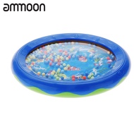 [ammoon]Ocean Wave Bead Drum Gentle Sea Sound Musical Educational Toy Tool for Baby Kid Child