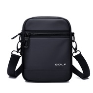 GOLF QUALITY Crossbody Bags for Men Nylon Shoulder Bag Casual Man Mobile Phone Travel Black Mini Cro