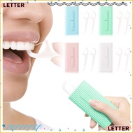 LETTER1  Floss Holder  Design Dustproof Travel with  Floss