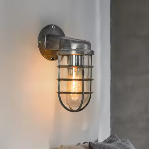 Outdoor Vintage Loft Wall Lamp Waterproof Coffee Bar Corridor Aisle Porch Lights E27 Balcony Restaur