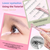 Gecomo Glue-free False Eyelashes Single Cluster Lazy Eyelash False Self-adhesive Long-lasting W4