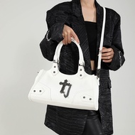 Motorcycle Sling Bag Women New Baddie Underarm Crossbody Bag Unique Chic Fashion