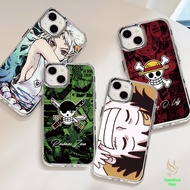 For iPhone 7 8 SE X 11 12 13 14 15 Cool Cartoon Character Pattern Clear Phone Cases Metal Photo Fram