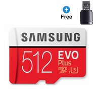 SAMSUNG Micro SD 64GB Memory Card EVO Plus 512GB 100MB/s C10 128GB TF Card 32GB 256GB Flash Drive for Smartphone