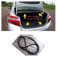 karet bagasi mobil vios gen 3 original