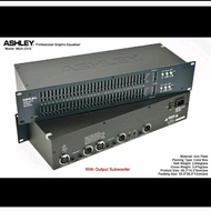 Equalizer equalizer ekualiser ASHLEY MQX2310  MQX 2310 original 2 X 31 channel