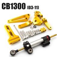 Motorcycle Accessories For HONDA CB1300 CB 1300 2003-2011 Fiber Carbon Steering Damper Stabilizer Br