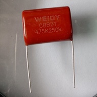 Kapasitor WEIDY 475K 250V / WEIDY 475K250V KHUSUS MESIN LAS
