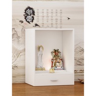 H-Y/ Buddha Shrine Clothes Closet with Door Worship Table Altar Buddha Cabinet God of Wealth Guanyin Shrine Cabinet Wors