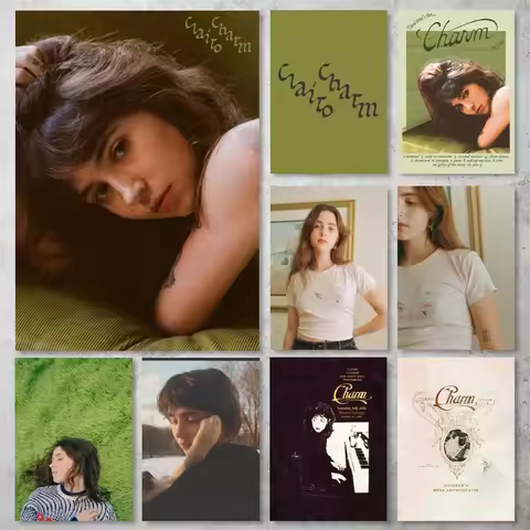 Charm Singer Clairo Poster Gallery Prints Self Adhesive Home Decor Decoration Wall Decals Living Roo