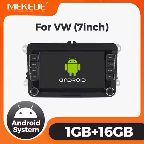 MEKEDE 7" Android Car Player for Volkswagen VW CC Passat B7 Polo Golf 5 6 Jetta Mk5 Mk6 Multimidia A