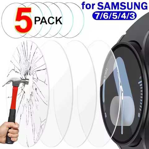 Tempered Glass for Samsung Galaxy Watch Smartwatch Films for Samsung Galaxy Watch 3 4 5 6 7 40/44mm 