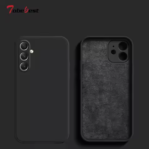 Square Liquid Silicone Case For Samsung Galaxy A14 A24 A34 A54 M13 M14 M54 F13 F54 4G 5G Coque Camer