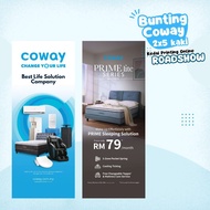 BUNTING ROADSHOW - BUNTING COWAY 2X5 KAKI (SERIUS MURAH)