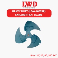LWD Industrial Heavy Duty (LOW-NOISE) Exhaust Fan Accessories (Fan Blade only)